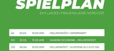 SVH Ladies Spielplan